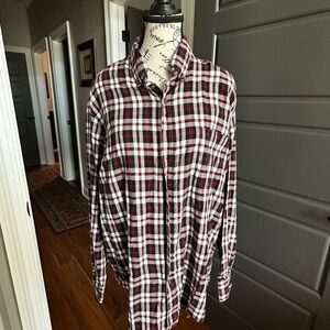 Chaps  Mens plaid flannel shirt